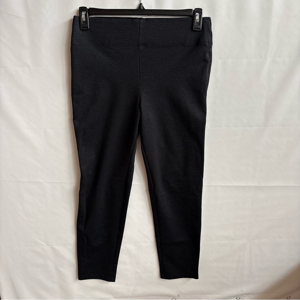 Max Studio charcoal women’s Stretch slim fit pants Size Large INV25/395